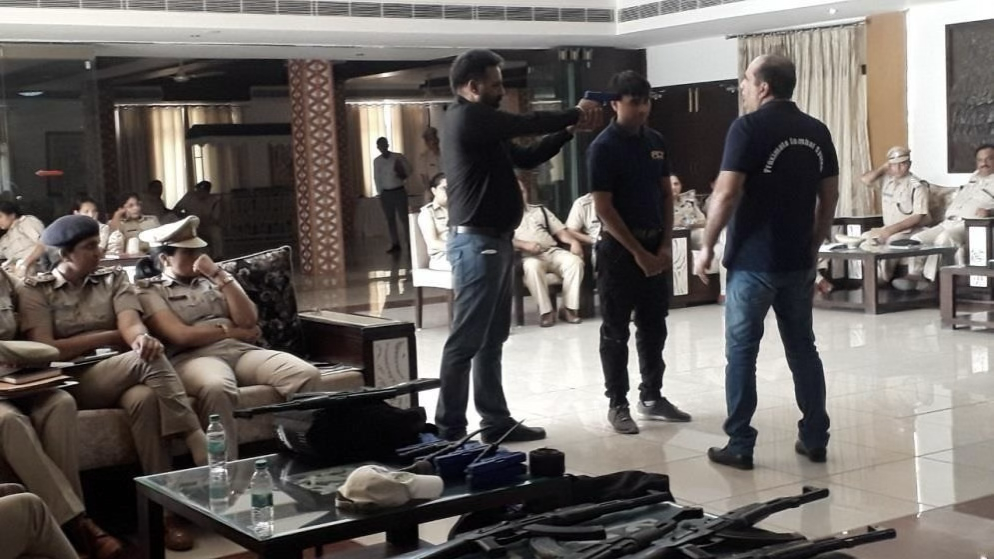 Training with Haryana Police for Anti Harassment